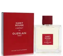 Habit Rouge L'instinct by Guerlain Eau De Toilette Intense Spray 100ml