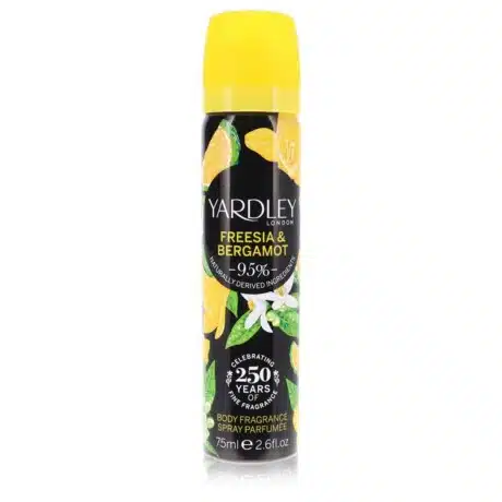 Yardley Freesia & Bergamot by Yardley London Body Fragrance Spray 75ml