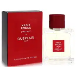 Habit Rouge L'instinct by Guerlain Eau De Toilette Intense Spray 50ml